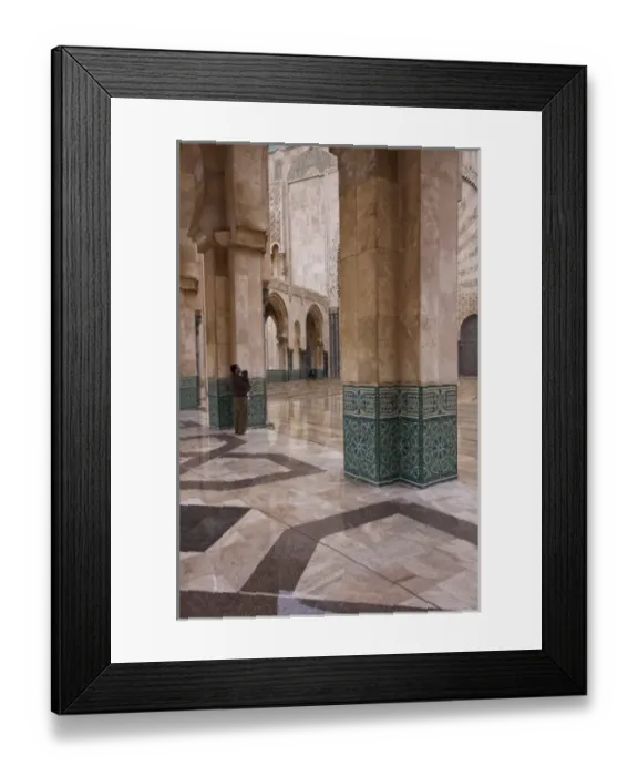 Framed Print : Al-Hassan II mosque, Casablanca, Morocco Framed Print : Al-Hassan II mosque, Casablanca, Morocco