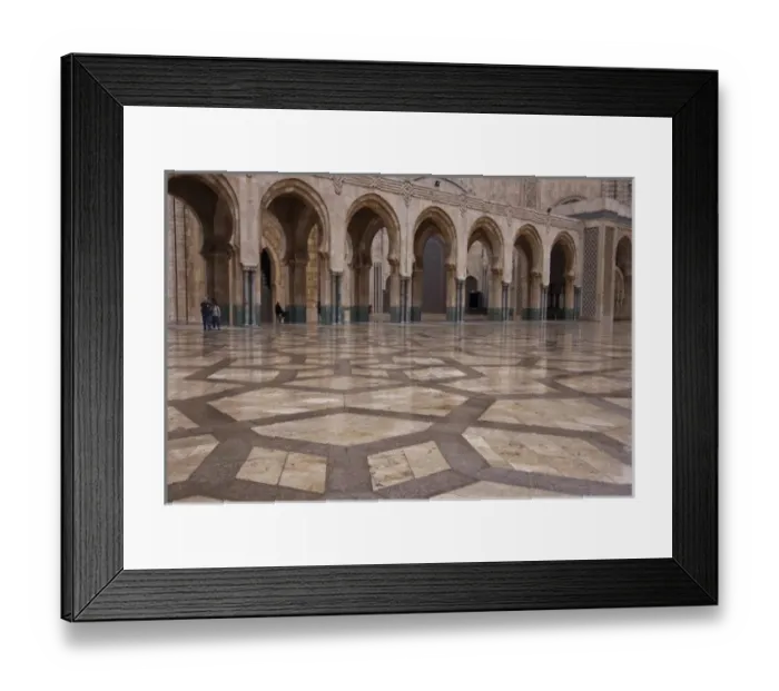 Framed Print : Al-Hassan II mosque, Casablanca, Morocco Framed Print : Al-Hassan II mosque, Casablanca, Morocco