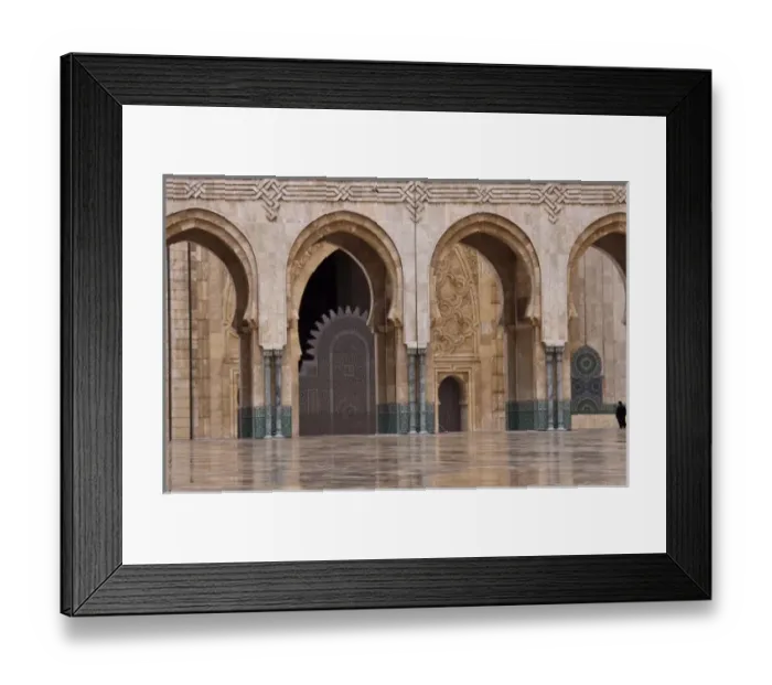 Framed Print : Al-Hassan II mosque, Casablanca, Morocco Framed Print : Al-Hassan II mosque, Casablanca, Morocco