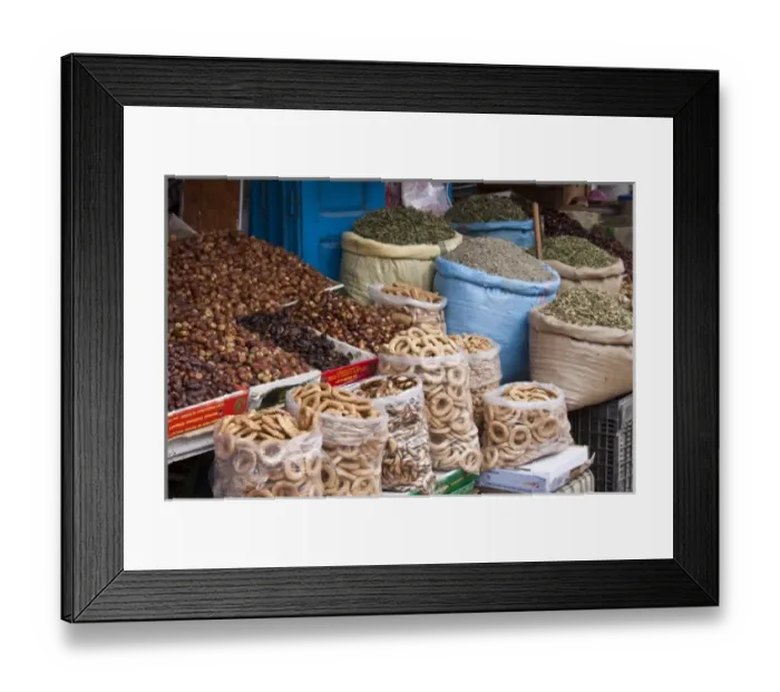 Framed Print : Market stall, Essaouira, Morocco Framed Print : Market stall, Essaouira, Morocco