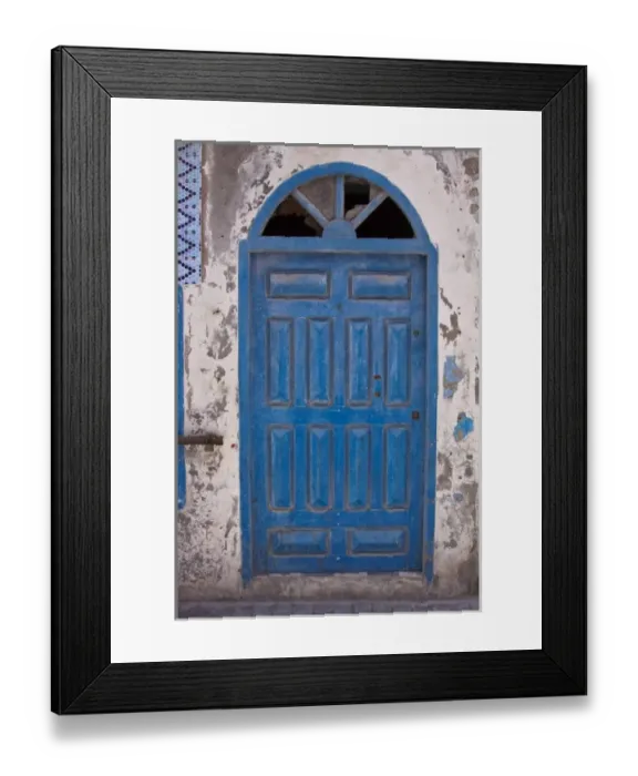 Framed Print : Doorway, Essaouira, Morocco Framed Print : Doorway, Essaouira, Morocco