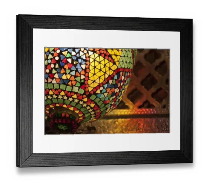 Framed Print : Lamp in antique shop, Marrakech, Morocco Framed Print : Lamp in antique shop, Marrakech, Morocco