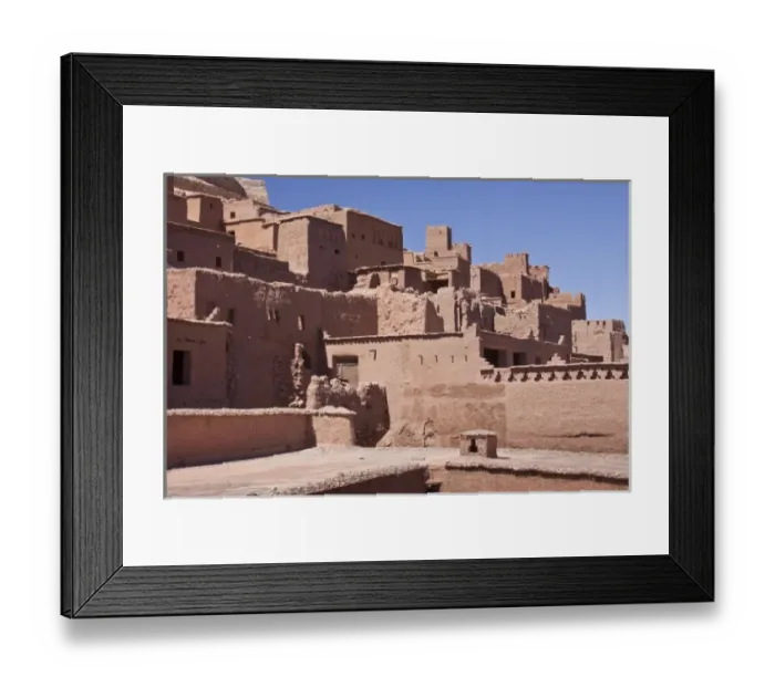 Framed Print : Fortified city of Ait Benhaddou, Morocco Framed Print : Fortified city of Ait Benhaddou, Morocco