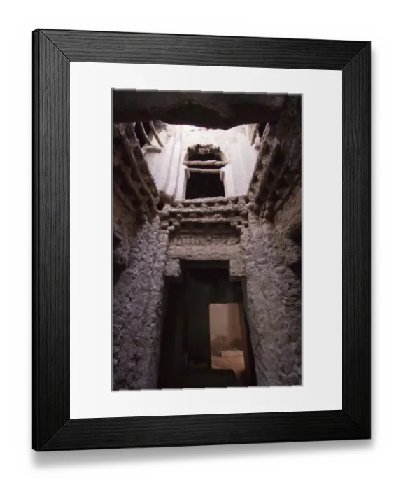 Framed Print : Kasbah interior, Ouarzazate, Morocco
