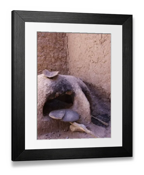 Framed Print : Wood-fired oven, Ait Ben Moro, Ouarzazate, Morocco Framed Print : Wood-fired oven, Ait Ben Moro, Ouarzazate, Morocco