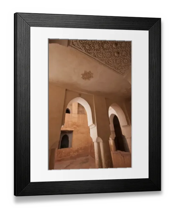 Framed Print : Deserted kasbah on the Road of a Thousand Kasbahs, Tenirhir, Morocco