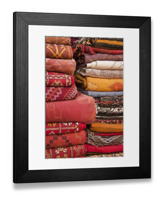 Framed Print : Carpet shop, Erfoud, Morocco Framed Print : Carpet shop, Erfoud, Morocco