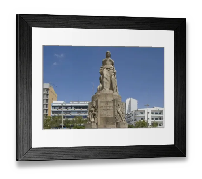 Framed Print : Mozambique, Maputo. Statue commemorating World War I soldiers in Praca dos Trabalhadores Framed Print : Mozambique, Maputo. Statue commemorating World War I soldiers in Praca dos Trabalhadores