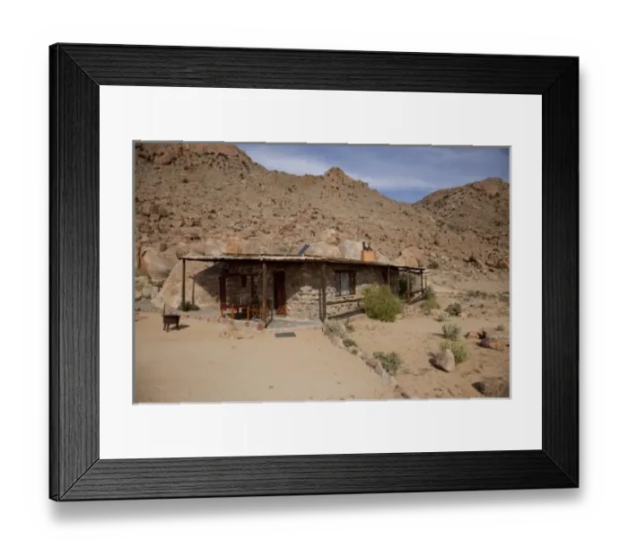 Framed Print : Namibia, Aus. Chalet at the Klein Aus Vista