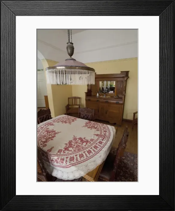 Framed Print : Africa, Namibia, Luderitz. Kolmanskop, former diamond mining town abandoned in 1940