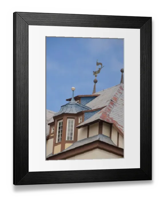 Framed Print : Africa, Namibia, Luderitz. Goerke Haus, example of traditional German colonial architecture
