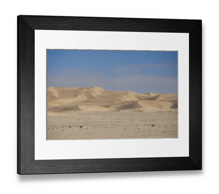 Framed Print : Africa, Namibia, Walvis Bay. Namib-Naukluft National Park, desert landscape