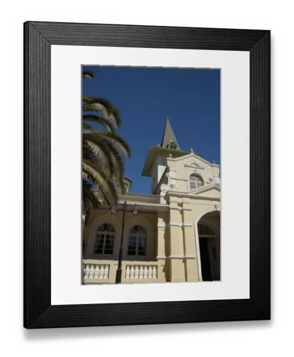 Framed Print : Africa, Namibia, Swakopmund. Historic railroad station, now Swakopmund Hotel Framed Print : Africa, Namibia, Swakopmund. Historic railroad station, now Swakopmund Hotel