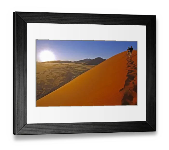 Framed Print : Africa, Namibia. Namib Desert. Dune 45 in the Namib-Nauklift Desert. These are the highest Framed Print : Africa, Namibia. Namib Desert. Dune 45 in the Namib-Nauklift Desert. These are the highest