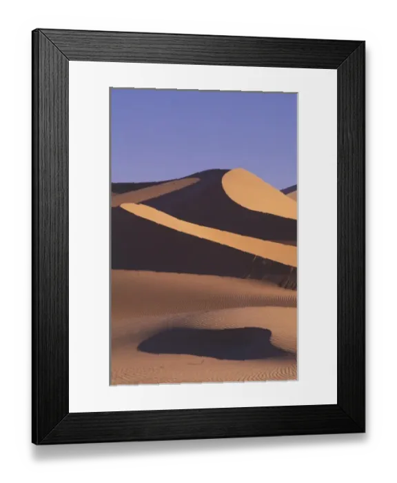 Framed Print : Africa, Namibia, Sossusvlei Region. Sand dunes