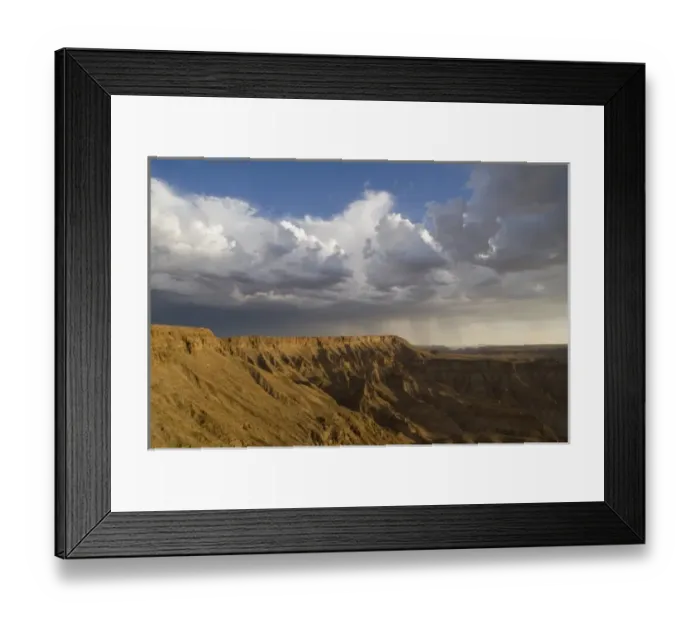 Framed Print : Namibia, Fish River Canyon National Park, Setting sun lights deep and winding canyon Framed Print : Namibia, Fish River Canyon National Park, Setting sun lights deep and winding canyon