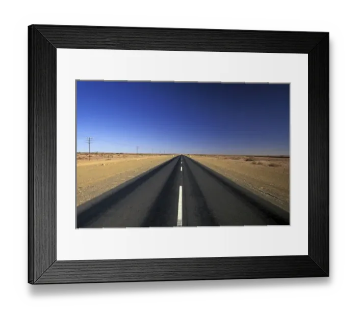 Framed Print : Africa, Namibia, Asab. Desert highway 81 Framed Print : Africa, Namibia, Asab. Desert highway 81