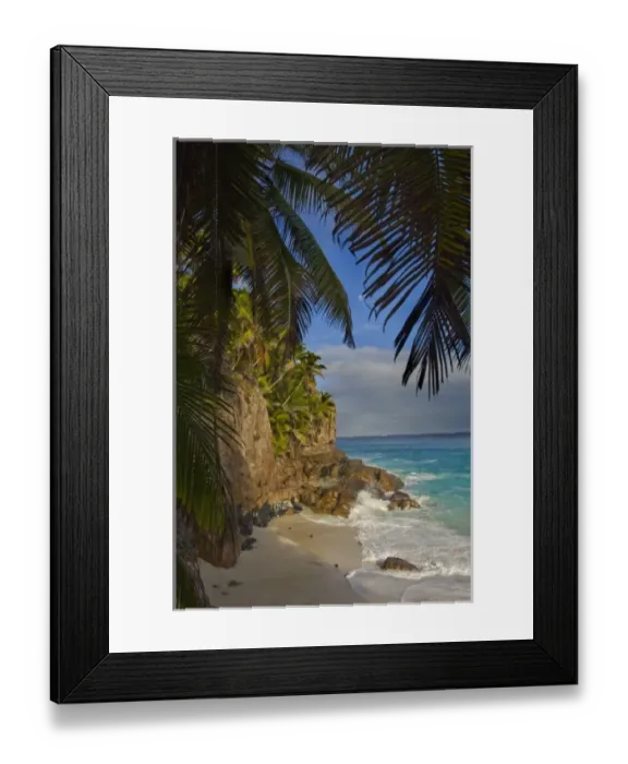 Framed Print : Anse Beach on Fregate Island Framed Print : Anse Beach on Fregate Island