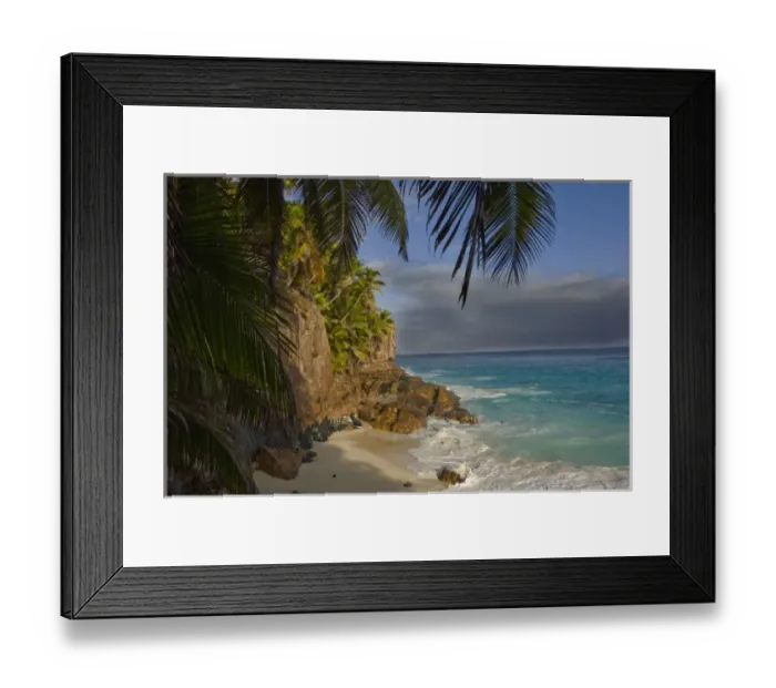 Framed Print : Anse Beach on Fregate Island Framed Print : Anse Beach on Fregate Island
