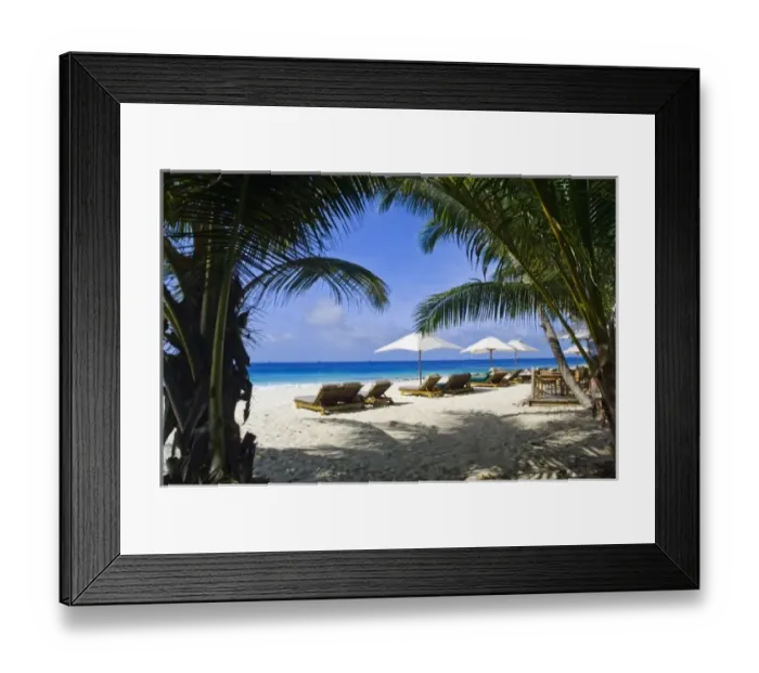 Framed Print : Private beach - Anse Bambous Beach (PR) Framed Print : Private beach - Anse Bambous Beach (PR)