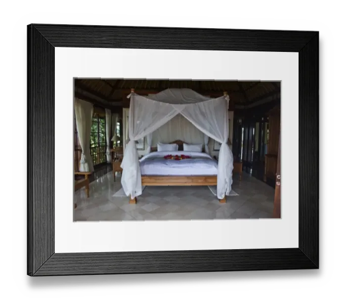 Framed Print : Fregate Island Resort - Inside villa. (PR)