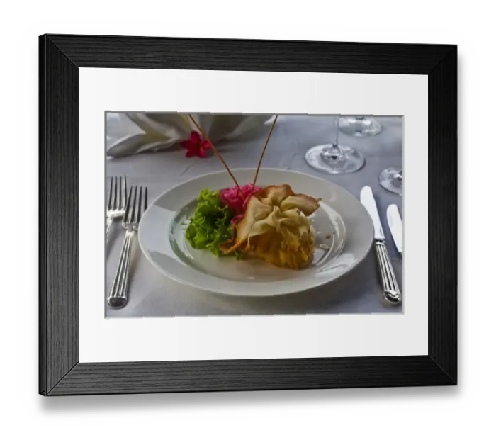 Framed Print : Cuisine at Fregate Island Resort Framed Print : Cuisine at Fregate Island Resort