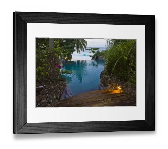 Framed Print : Spa at Fregate Resort on the island. (PR) Framed Print : Spa at Fregate Resort on the island. (PR)