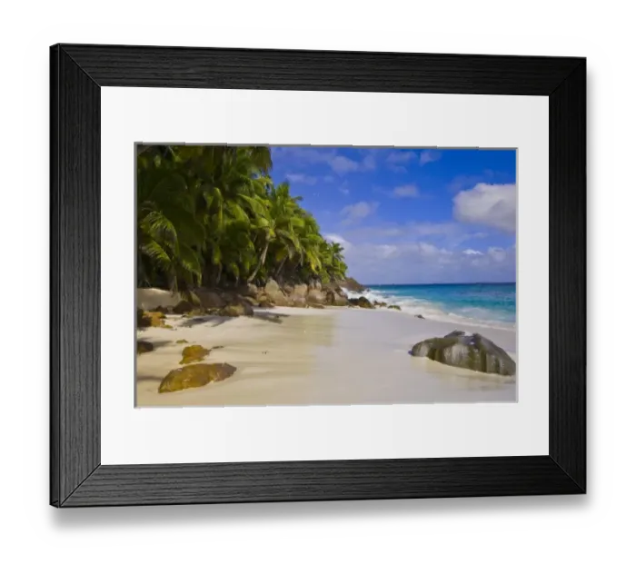 Framed Print : Anse Victorin beach Framed Print : Anse Victorin beach