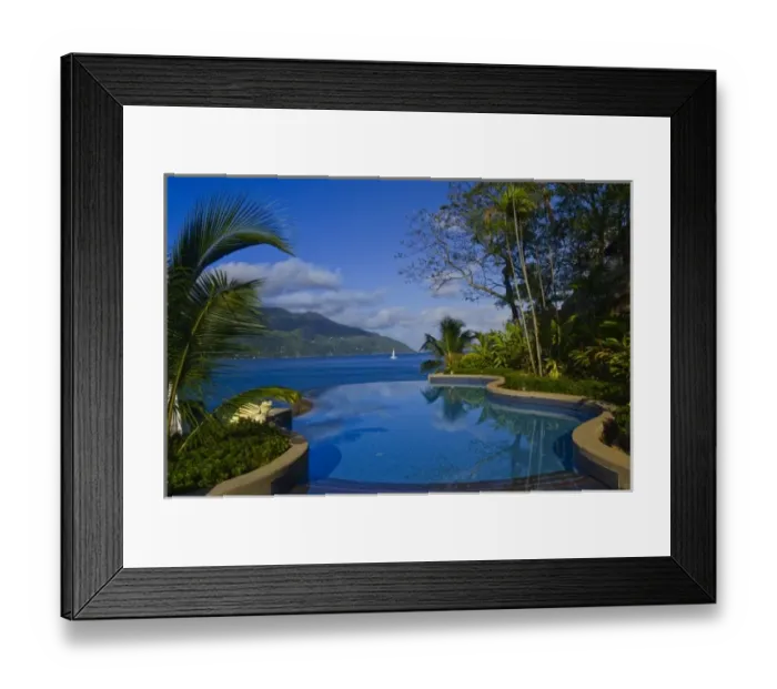 Framed Print : Pool at Northolme resort