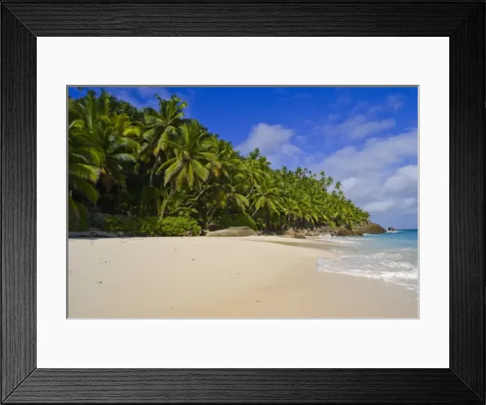 Framed Print : Anse Victorin Beach