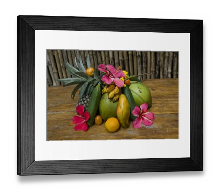 Framed Print : Tropical fruit on Praslin Island (MR) Framed Print : Tropical fruit on Praslin Island (MR)