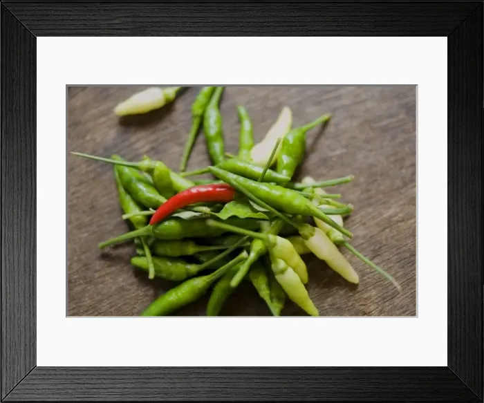 Framed Print : Chiles at the market on Mahe Island Framed Print : Chiles at the market on Mahe Island