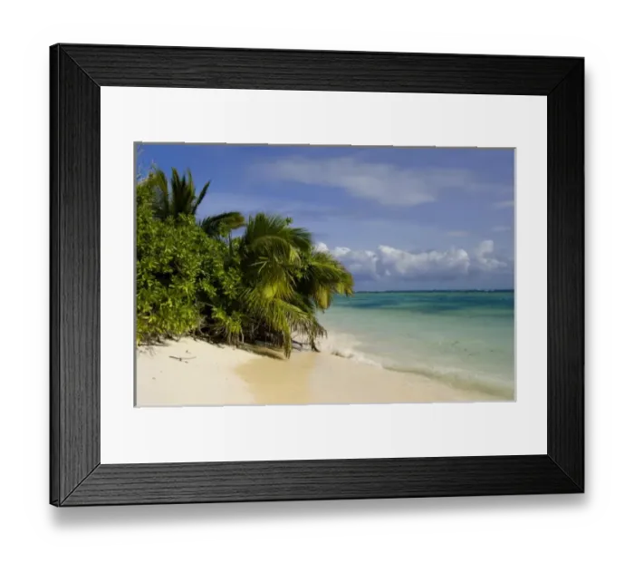 Framed Print : Beach at Des Roches Framed Print : Beach at Des Roches