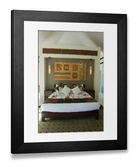 Framed Print : Villa at Banyan Tree Resort on Mahe Island Framed Print : Villa at Banyan Tree Resort on Mahe Island