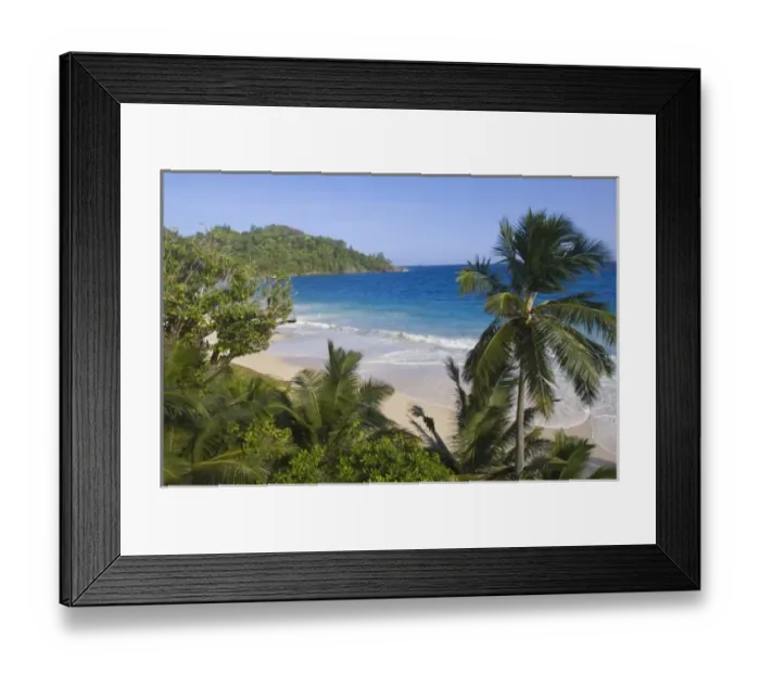Framed Print : Beach at Banyan Tree Resort, Intandance beach