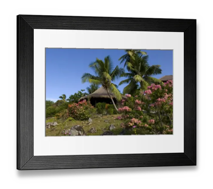 Framed Print : Fregate Island Resort