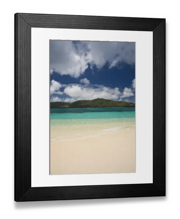 Framed Print : Seychelles, Curieuse Island, Anse St. Jose bay