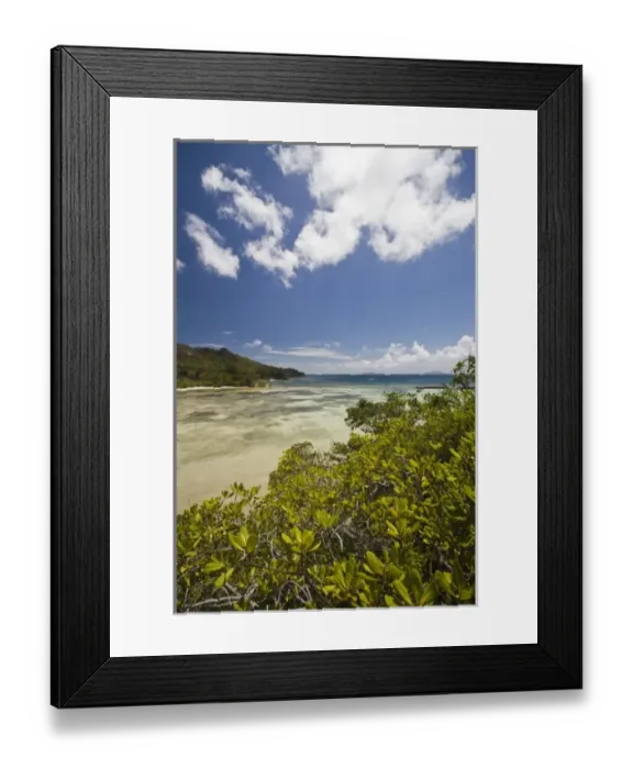 Framed Print : Seychelles, Curieuse Island, Laraie Bay