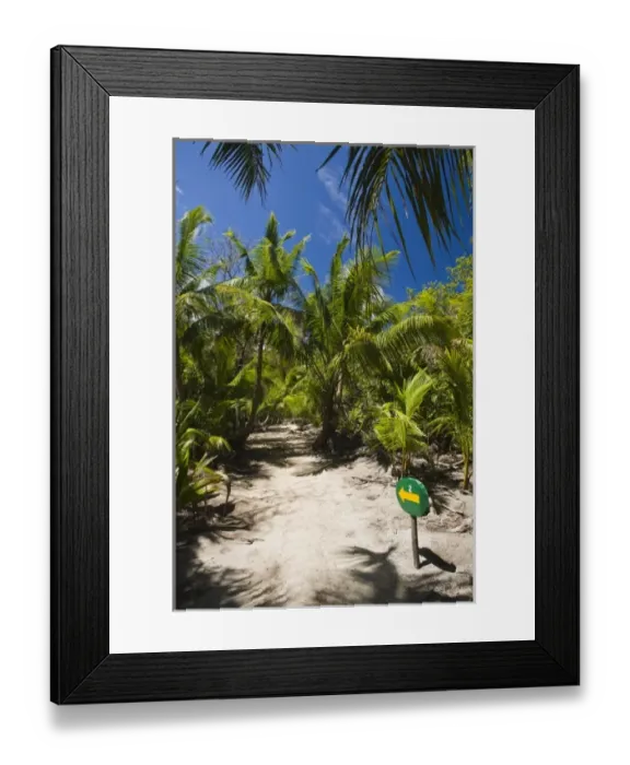 Framed Print : Seychelles, Curieuse Island, marsh walk and way to number 2 Framed Print : Seychelles, Curieuse Island, marsh walk and way to number 2