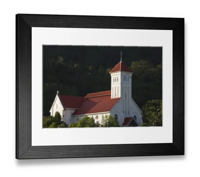 Framed Print : Seychelles, Mahe Island, Cascade, St. Andrew Church Framed Print : Seychelles, Mahe Island, Cascade, St. Andrew Church