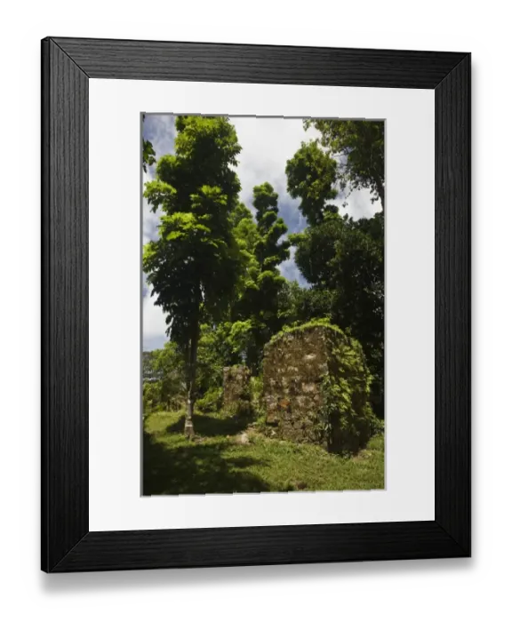 Framed Print : Seychelles, Mahe Island, Morne Seychellois National Park, ruins of colonial mission Framed Print : Seychelles, Mahe Island, Morne Seychellois National Park, ruins of colonial mission