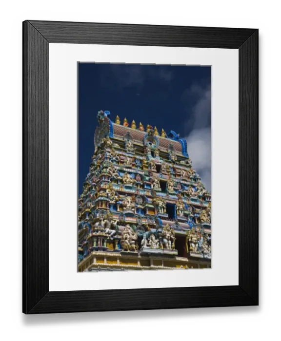 Framed Print : Seychelles, Mahe Island, Victoria, Hindu Temple Framed Print : Seychelles, Mahe Island, Victoria, Hindu Temple