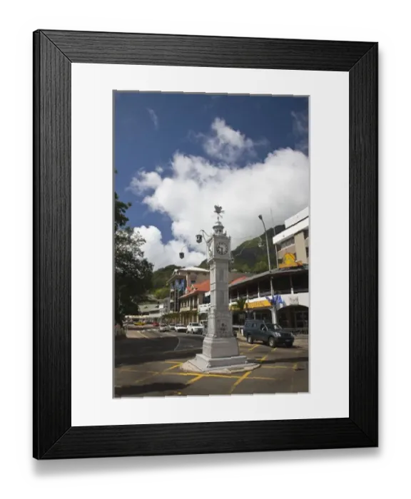 Framed Print : Seychelles, Mahe Island, Victoria, The Clock Tower Framed Print : Seychelles, Mahe Island, Victoria, The Clock Tower