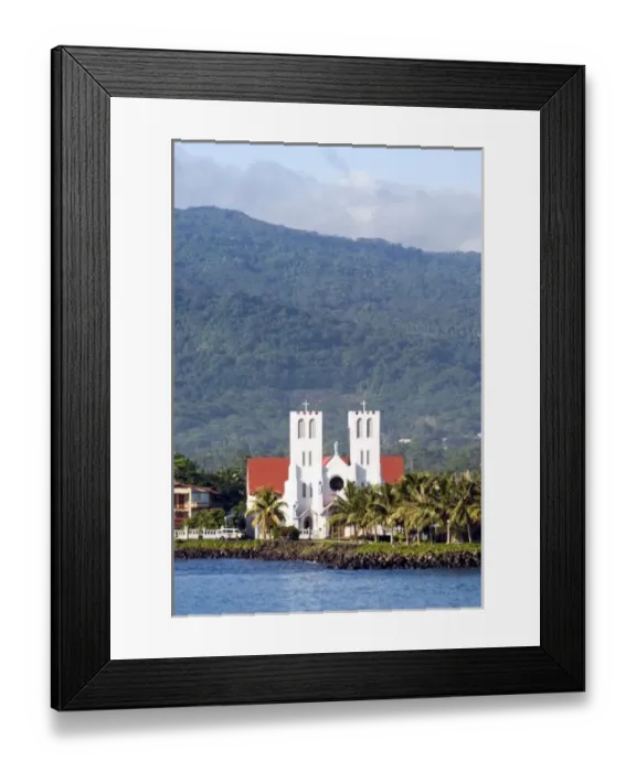 Framed Print : Catholic Church in Apia, Upolo Island, Western Samoa Framed Print : Catholic Church in Apia, Upolo Island, Western Samoa