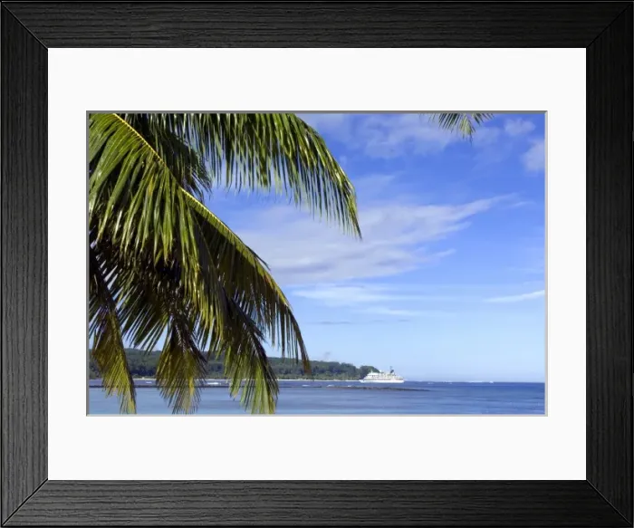 Framed Print : SavaiAii Island, Western Samoa