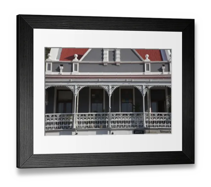 Framed Print : Building detail in Simons Town, Western Cape, South Africa Framed Print : Building detail in Simons Town, Western Cape, South Africa