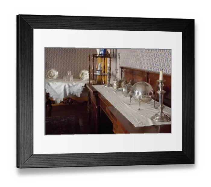 Framed Print : South Africa. Stellenbosch, Dorp Street, Village Museum (aka Dorpmuseum). Historic O