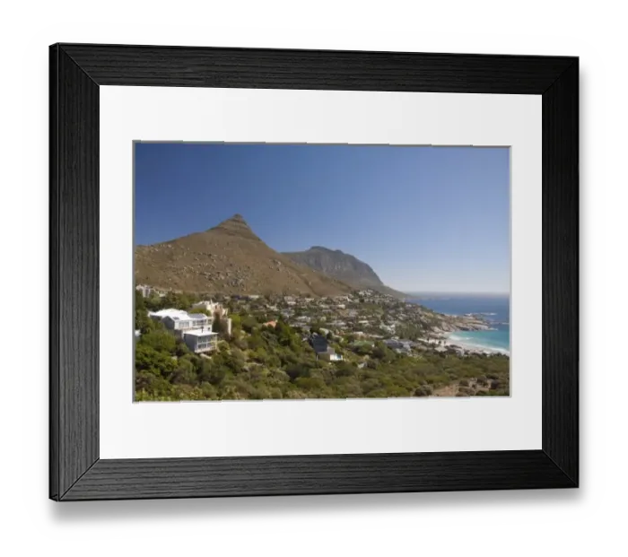 Framed Print : South Africa, Cape Town. Coastal views between Hout Bay and Camps Bay. Little Lion s Framed Print : South Africa, Cape Town. Coastal views between Hout Bay and Camps Bay. Little Lion s