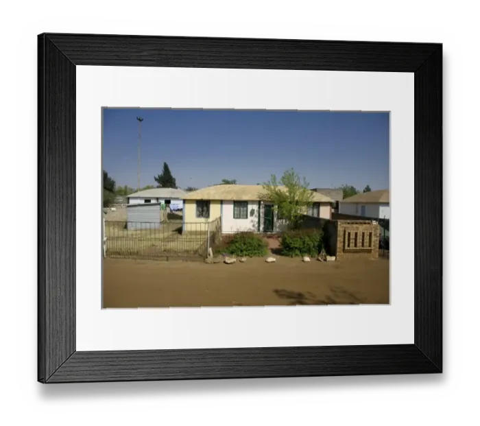 Framed Print : Africa, South Africa, Gauteng, Johannesburg, Soweto township, housing Framed Print : Africa, South Africa, Gauteng, Johannesburg, Soweto township, housing