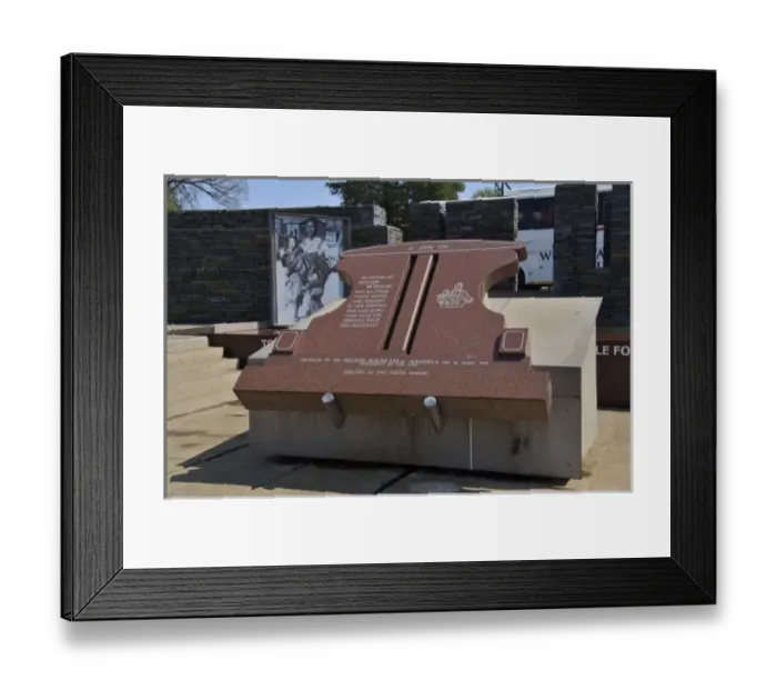 Framed Print : Africa, Gauteng, South Africa, Johannesburg, Soweto township, Hector Pietersen Monument